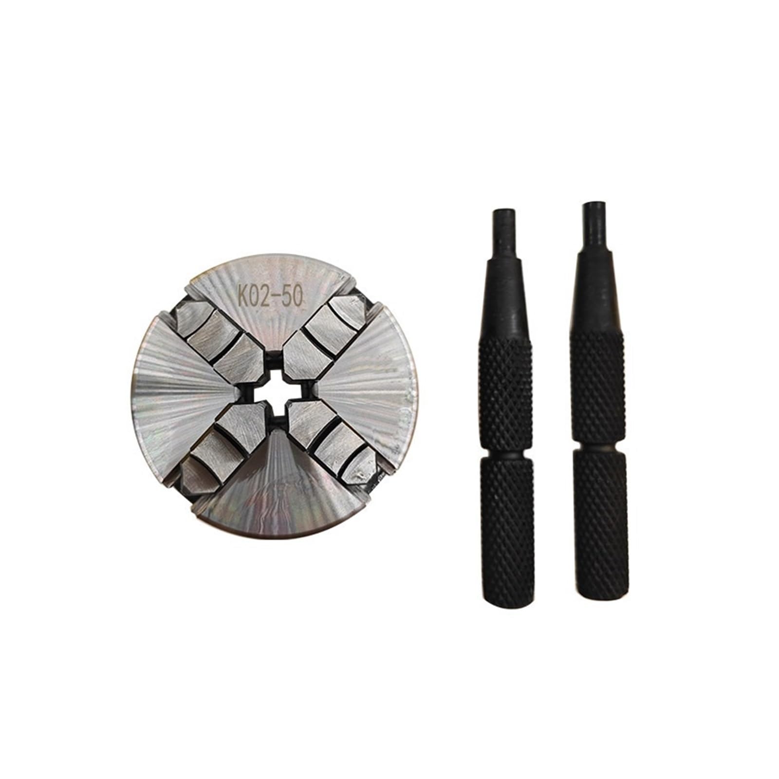 K01-50/63/80 Mini 3-Jaw Self-Centering Lathe Chuck Woodworking Hand Tool(K02-50)