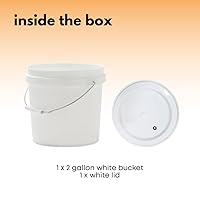 Vista 2 de Fermentador de plástico de 2 galones con tapa