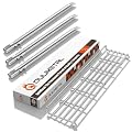 QuliMetal Grill Parts Bundle for Weber Genesis II/LX 300 Series (2017 and Newer), 10033 Burner Tubes + 66044 Stainless Steel Warming Rack