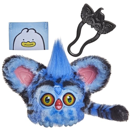 Furby Furblets KPOP Demon Hunters, Derpy le Tigre, Mini Peluche electrónico de colección de 7,5 cm