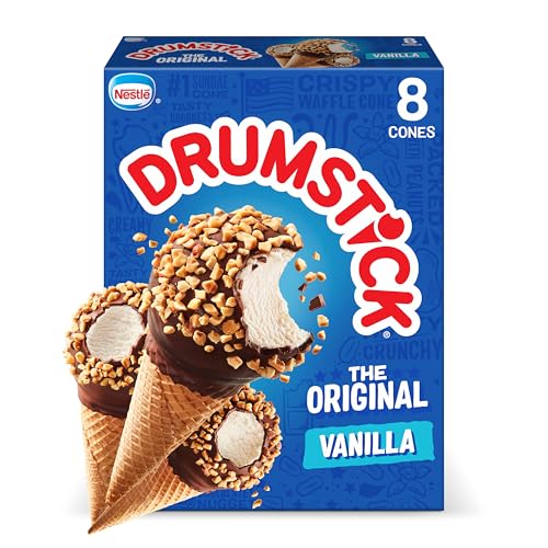 Drumstick Original Sundae Cones Frozen Dessert Count, vanilla, 36.8 Ounce