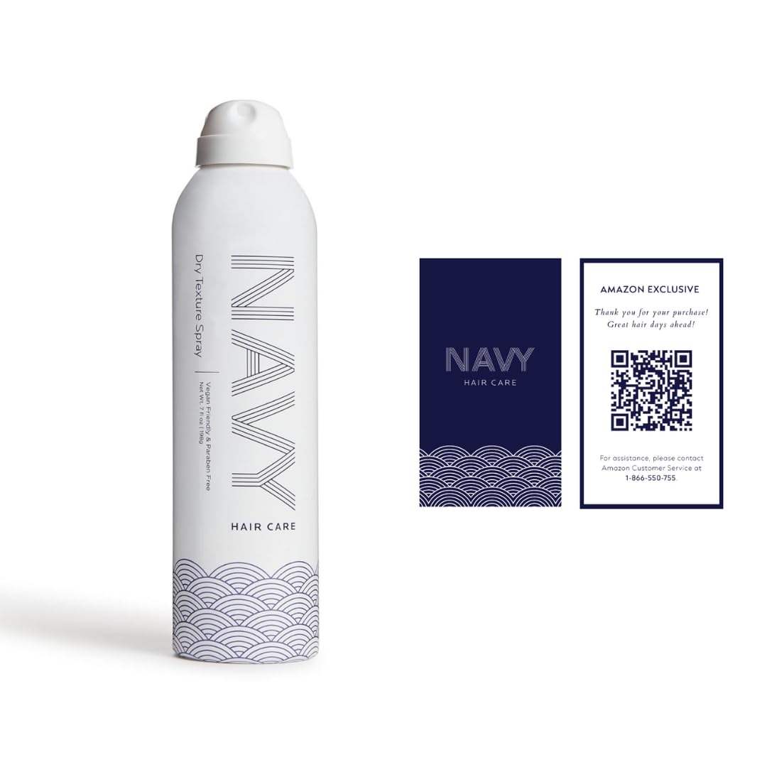 NAVY Dry Texture Spray – Hair Thickener Texturizing Spray for Voluminous Locks – 7 oz