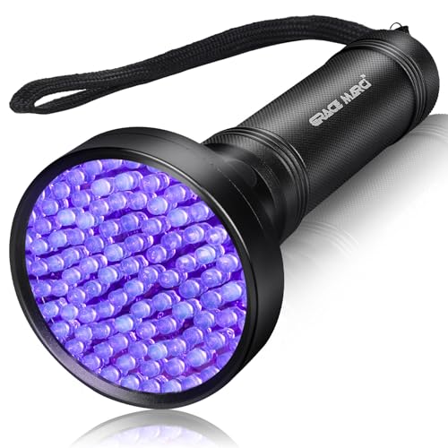 UV Flashlight Black Light, 100 LED Blacklight Flashlight for Dog/Cat Pet Urine Detector, Bed Bug, Scorpion, Show Drying Urine Stains on Toilets