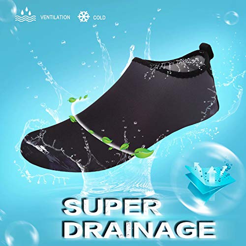 Image of YALOX Water Shoes Women's Men's Outdoor Beach Swimming Aqua Socks Quick-Dry Barefoot Shoes Surfing Yoga Pool Exercise
