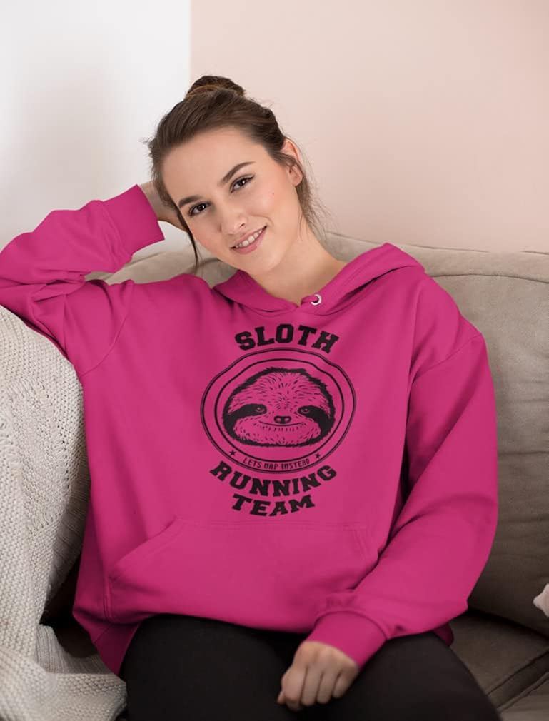 Miniatura 3 de Tstars Sloth Running Team Hoodie Novelty Gifts for Women Funny Sweatshirts Hoodies