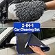 6 Stück Auto Waschen Set, Auto Reinigungsset mit 4 Stück Mikrofasertücher & 2 Stück Waschhandschuh, Auto Zubehör Accessoires Autopflege Trockentuch zum Kratzfreien, Car Cleaning Kit