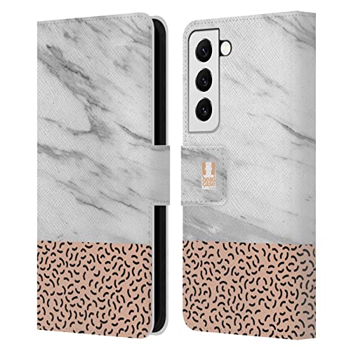 Protezione a 360 Gradi - La custodia in pelle per Samsung Galaxy S22 5G presenta bordi rialzati per proteggere lo schermo e la fotocamera da graffi e cadute quotidiane - protezione integrata per schermo e lente.