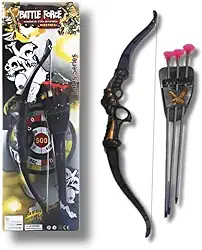 Kit Arqueiro Battle Force, Arco e Flechas para Desenvolvimento da Coordenação Motora, Material Durável, Kit Completo