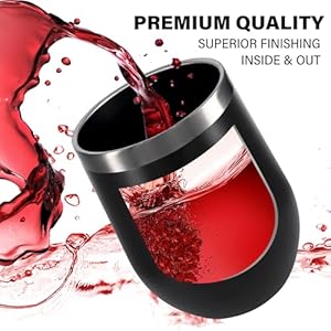 Kaira butterfly tumbler12 oz wine tumbler with lid 188 vacuum stainless steel coffee mug gifts idea for women black  urban country home decor