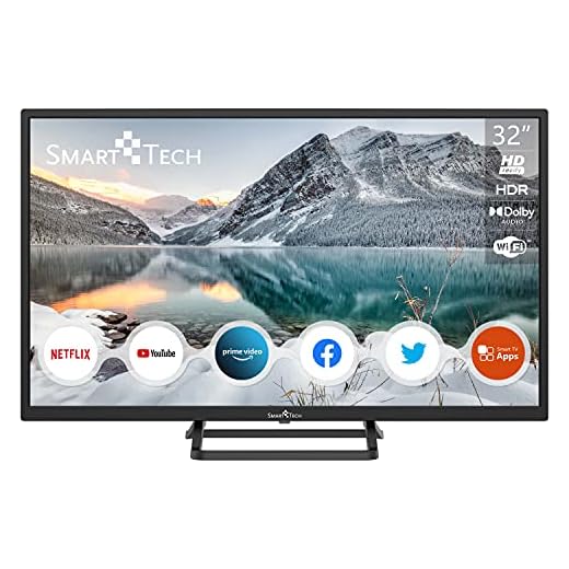 Smart Tech 32" HD Smart TV, Netflix&Youtube&Prime Video