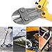 Utoolmart 24-Inch Bolt Cutter Replacement Jaws, Blade Cutter Hand Tool Parts for Cutting Bolts Chains Wires
