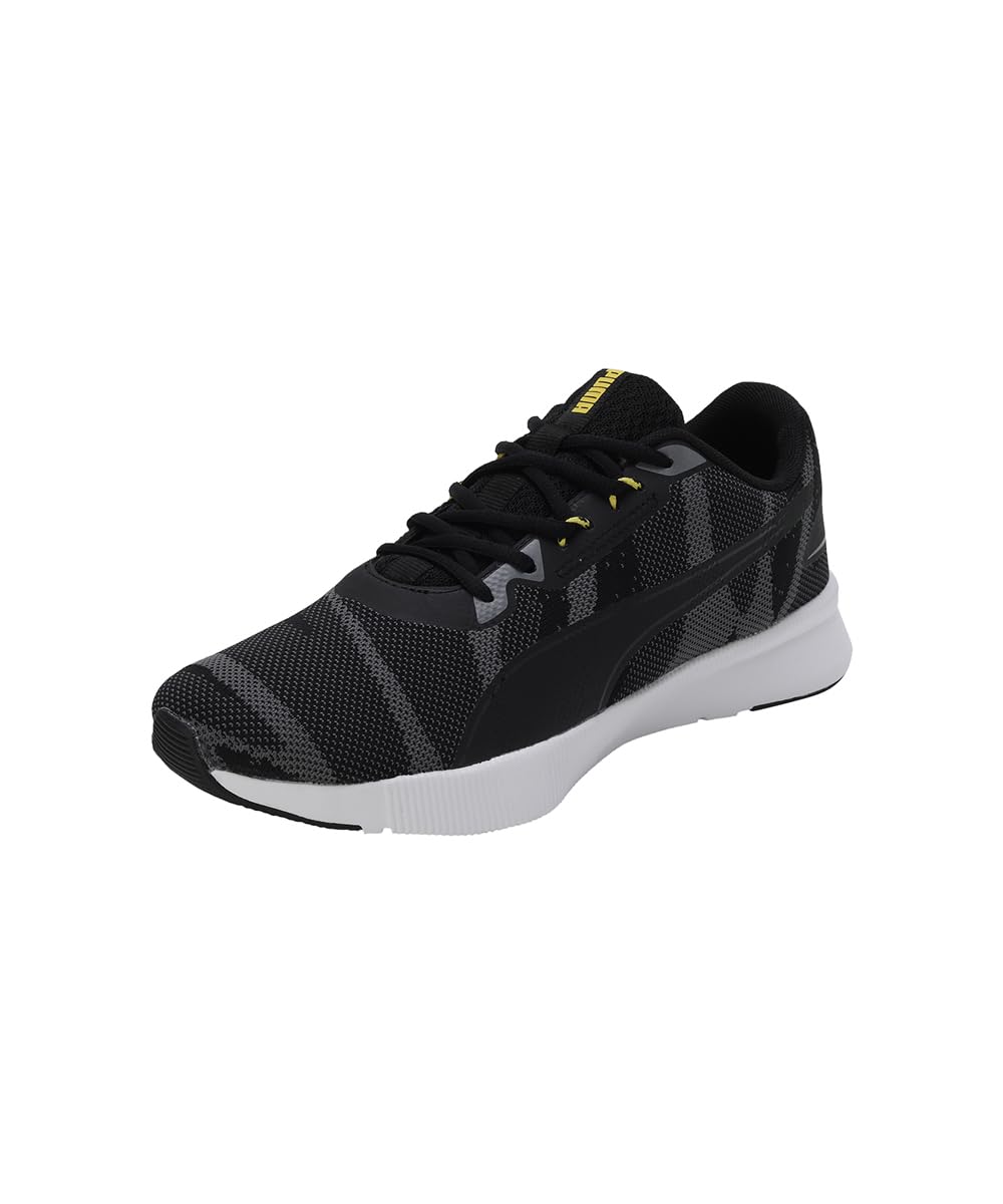 Puma Mens Flyer Runner Street Cool Dark Gray-Black-Yellow Blaze Running Shoe - 10 UK (31023901) (B0CTZL57H3) Amazon Price History, Amazon Price Tracker