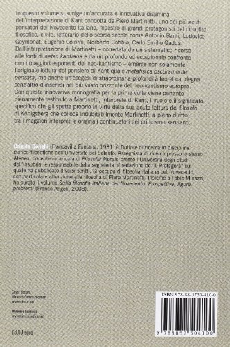La Fiaccola Sotto Il Moggio Della Metafisica Kantiana. Il Kant Di Piero Martinetti - 2