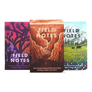 Field Notes National Parks 3er Notizblöcke Serie B