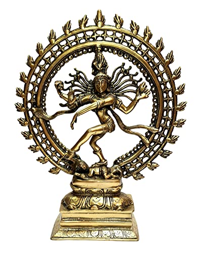 Esplanade Brass Natraj Statue Idol Sculpture Shiva - Nataraj The Lord Of Dance Natrajan (17" Inches Big Size) #TOP19