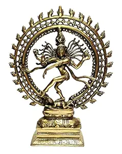 Brass Natraj Statue Idol Sculpture Shiva - Nataraj The Lord of Dance Natrajan (17