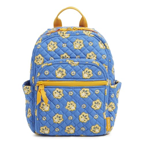 Sac à dos en coton bleu poudré bandana cachemire pour vos sorties