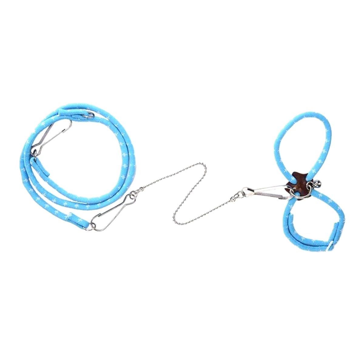 Ieron Adjustable Hamster Leash with Anti-Bite Walking Rope and Safety Bell