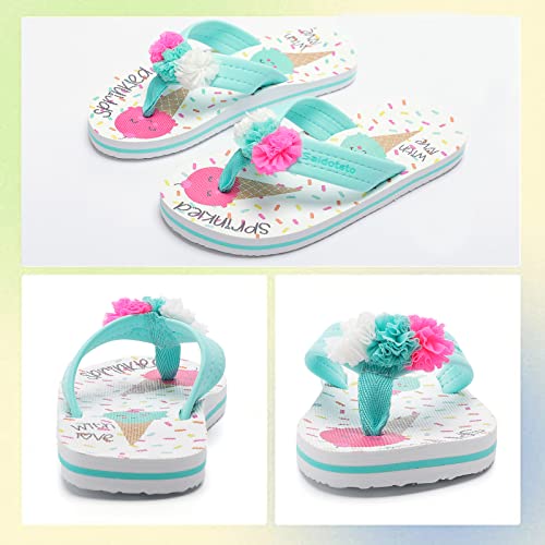 Saidoteto Boys Girls Flip Flops Child Summer Slip-on Thong Sandals Beach Pool Water Shoes(Little/Big Kid)3