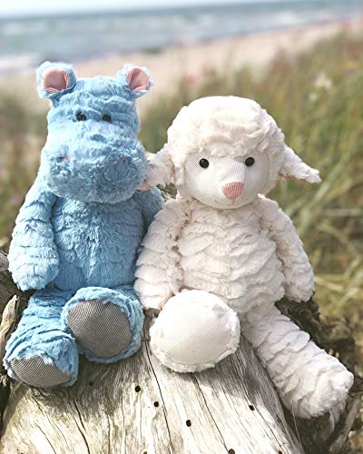 Mollis Kuscheltier - Nilpferd - 36 cm - Plüschtier-Nilpferd - Kinder-Kuscheltier - weiches Stofftier für Kinder und Babys