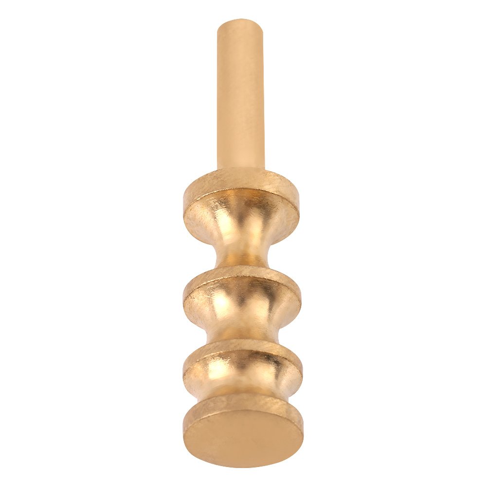 Walfront Leather Hot Process Burnisher, Leather Soldering Iron Tip for DIY Leather, Brass(Arc Sealing), Leather Tools