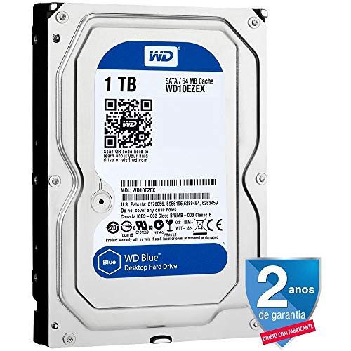 Hd 1 Tb Western Digital Sata Iii 7200 Rpm Wd10eurx 64mb
