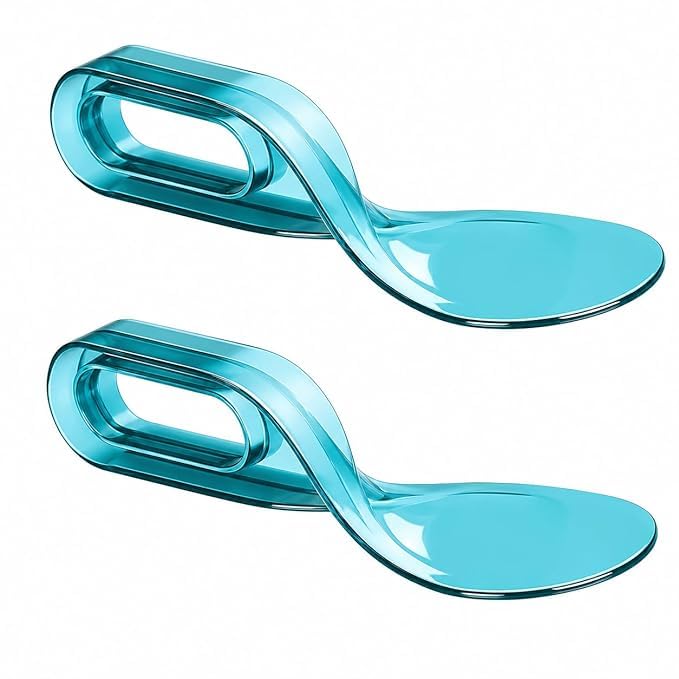 Casynx 2 Pcs Mattress Lifter Stand & New Bed Sheet Tucker Tool Durable and Efficient/Ergonomic Handle/Relieves Back Pain/Easy Bed Making Tool Can Tuck Sheets/Holds Mattress Wedge Elevator - Blue-image-22