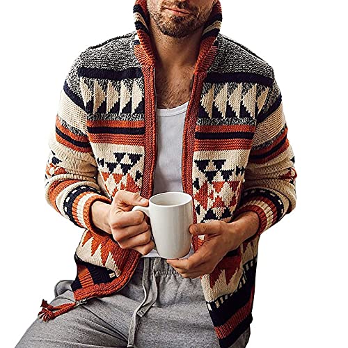 Men's Ugly Sweaters Cardigan Big Tall Boys Knitwear Sweater Coat Flat Knitted Loose Plus Size Windbreaker Jacket3