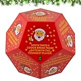 Hilarious Santa Swap Gift Exchange Dice, 3*3 in Exchange Gifts Dice, Christmas Stocking Stuffers Gift Exchange Dice Games for Family Party, Gifts for Xmas, Birthday, Party and Family Night, Holiday
