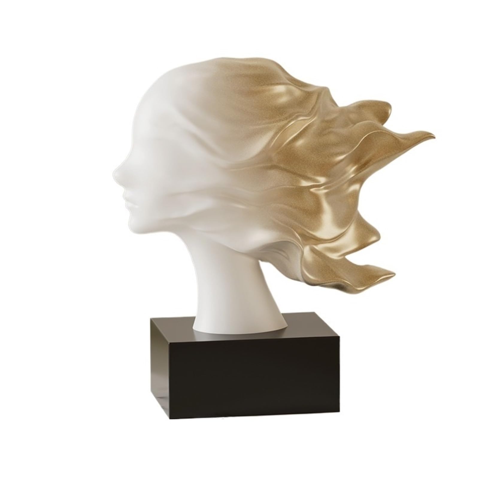 QINGGANG-0224 Desktop Decorations Abstract Figurative Sculptures for Home, Study and Office Decorations, Resin
