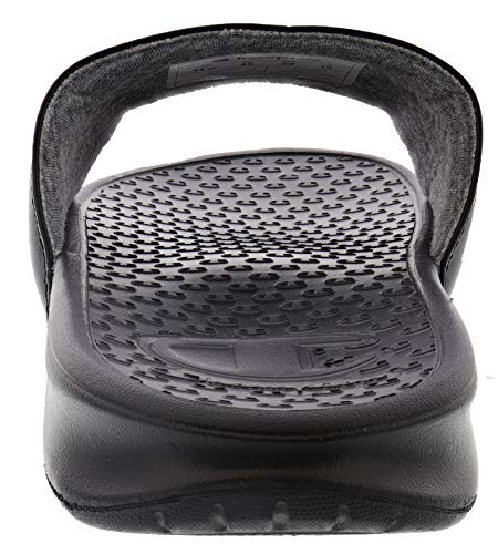 Champion Club Men's Slide Sandals Black, 9 Medium4