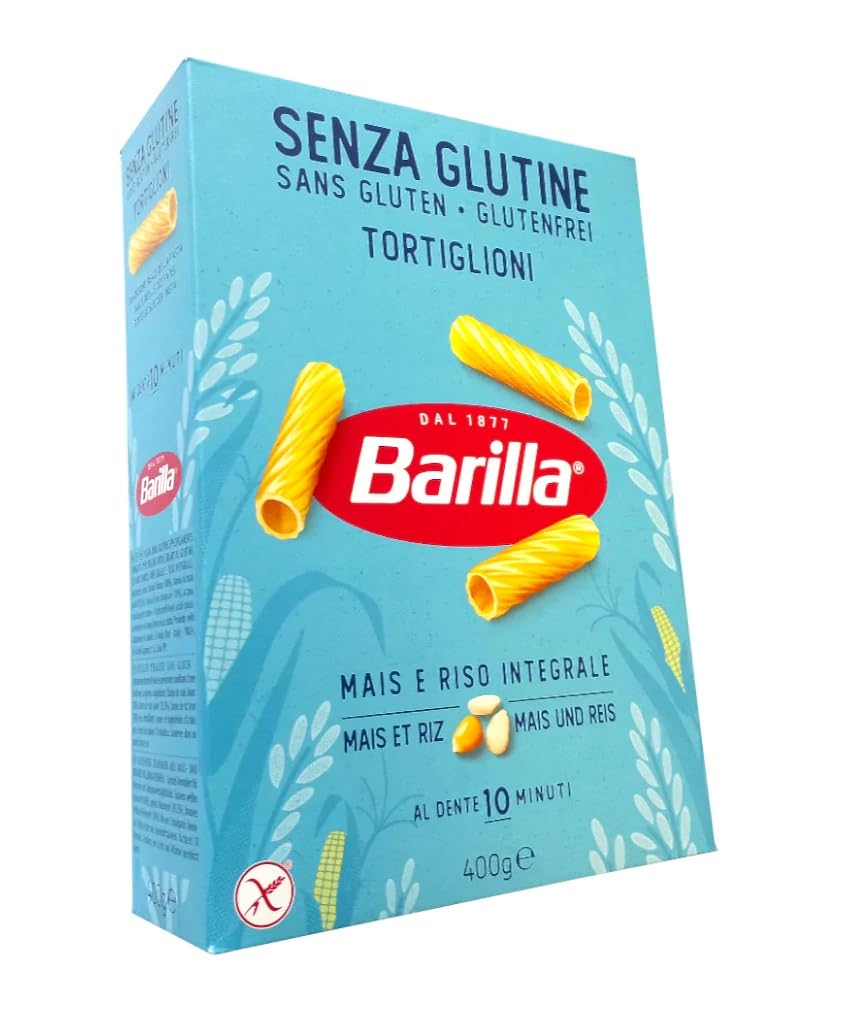 Rummo 29er-Pack Testpaket Pasta Barilla Tortiglioni + Divella Spaghetti Senza Glutine,Glutenfreie Nudeln Italienische Pasta 400g
