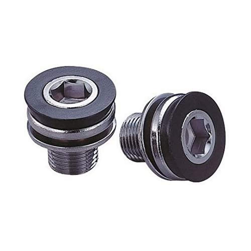 FSA Steel ISIS Crank Bolt - Black, Size M15
