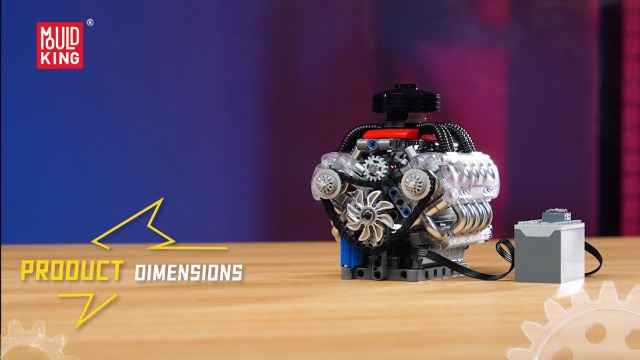 Amazon.com: Mould King 10171 MOC Technology V8 Eight Cylinder