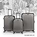 Kenneth Cole REACTION Renegade Luggage Expandable 8-Wheel Spinner Lightweight Hardside Suitcase, Silver, 28-Inch Checked