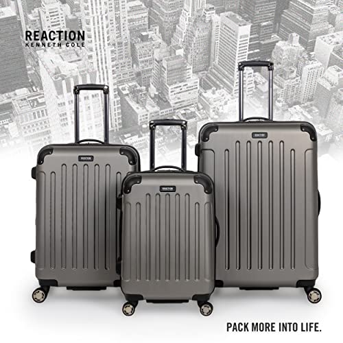 Kenneth Cole REACTION Renegade Luggage Expandable 8-Wheel Spinner Lightweight Hardside Suitcase, Silver, 28-Inch Checked by Kenneth Cole REACTION - Image 6