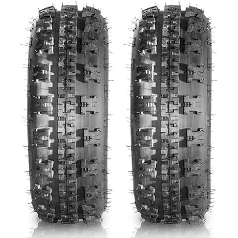 Autoforever 21X7-10 Front ATV Tires 21 7 10 4ply Tubeless, Set of 2 Pcs Cover