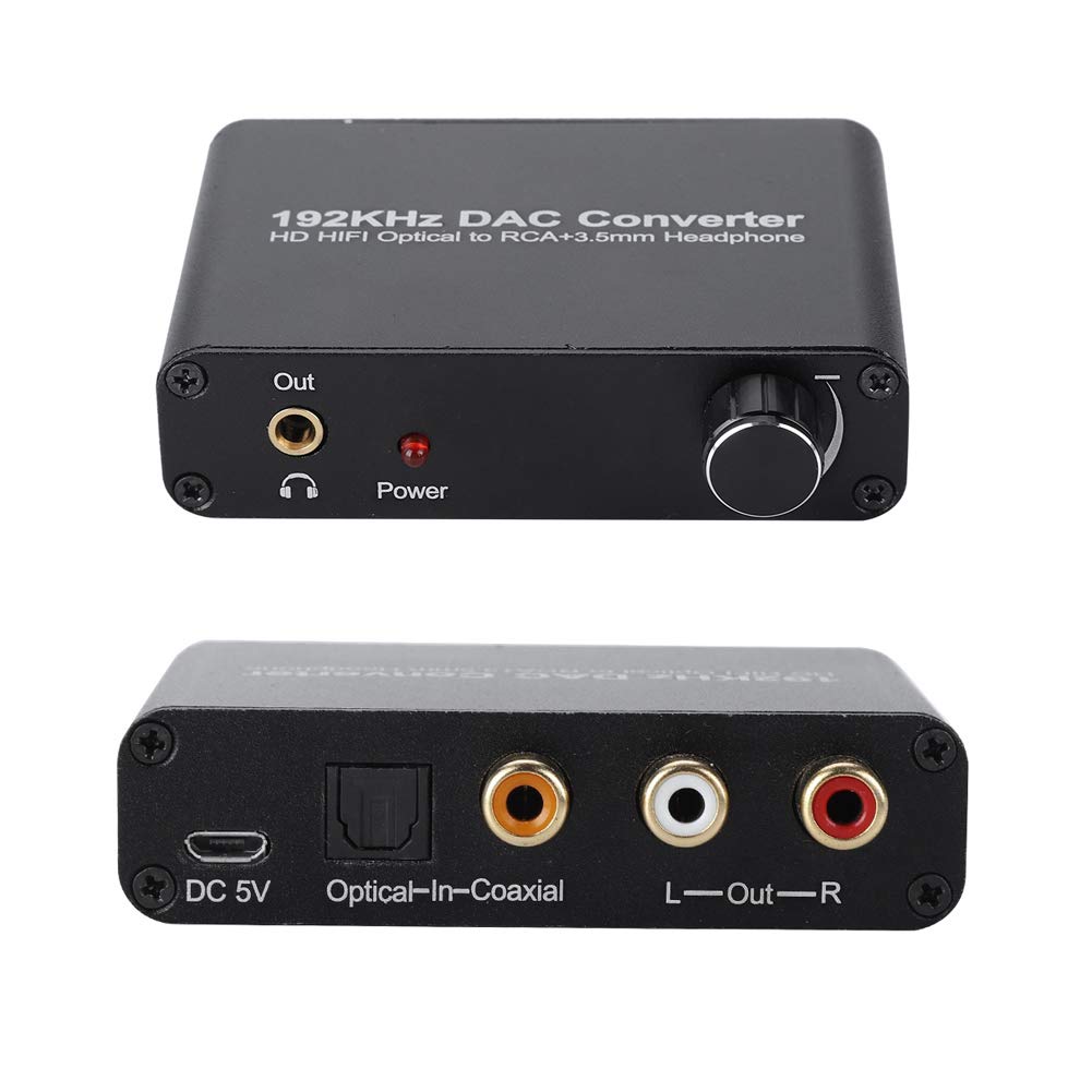 Décodeur audio numérique 5.1 HD avec réglage du volume, prise en charge DTS/AC-3/optique coaxiale Toslink analogique, pour lecteur réseau, HDTV, lecteur Blu-ray, DVD, PS3, Xbox 360, DM500S, DM800HD