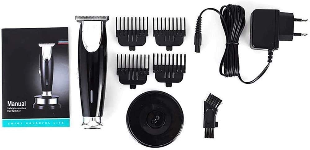 Capelli Professionali Capelli Capelli Cordless Trimmer per Capelli Ricaricabili per Capelli Ricaricabili per Uomo e Uso familiare con Bacino di Ricarica 4 Guida Pettine
