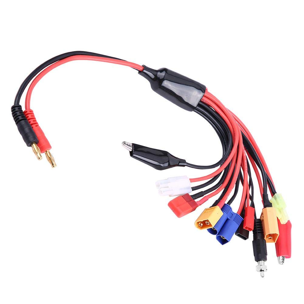 11 w 1 RC Kabel ładowarki Lipo, adapter do wielu wtyczek ładowarki Kabel do ładowania konwertera z wtyczką bananową 4 mm