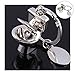 Acxico 3 pcs Creative and Cute Mini Toilet Toilet Pendants Keychain Keyring