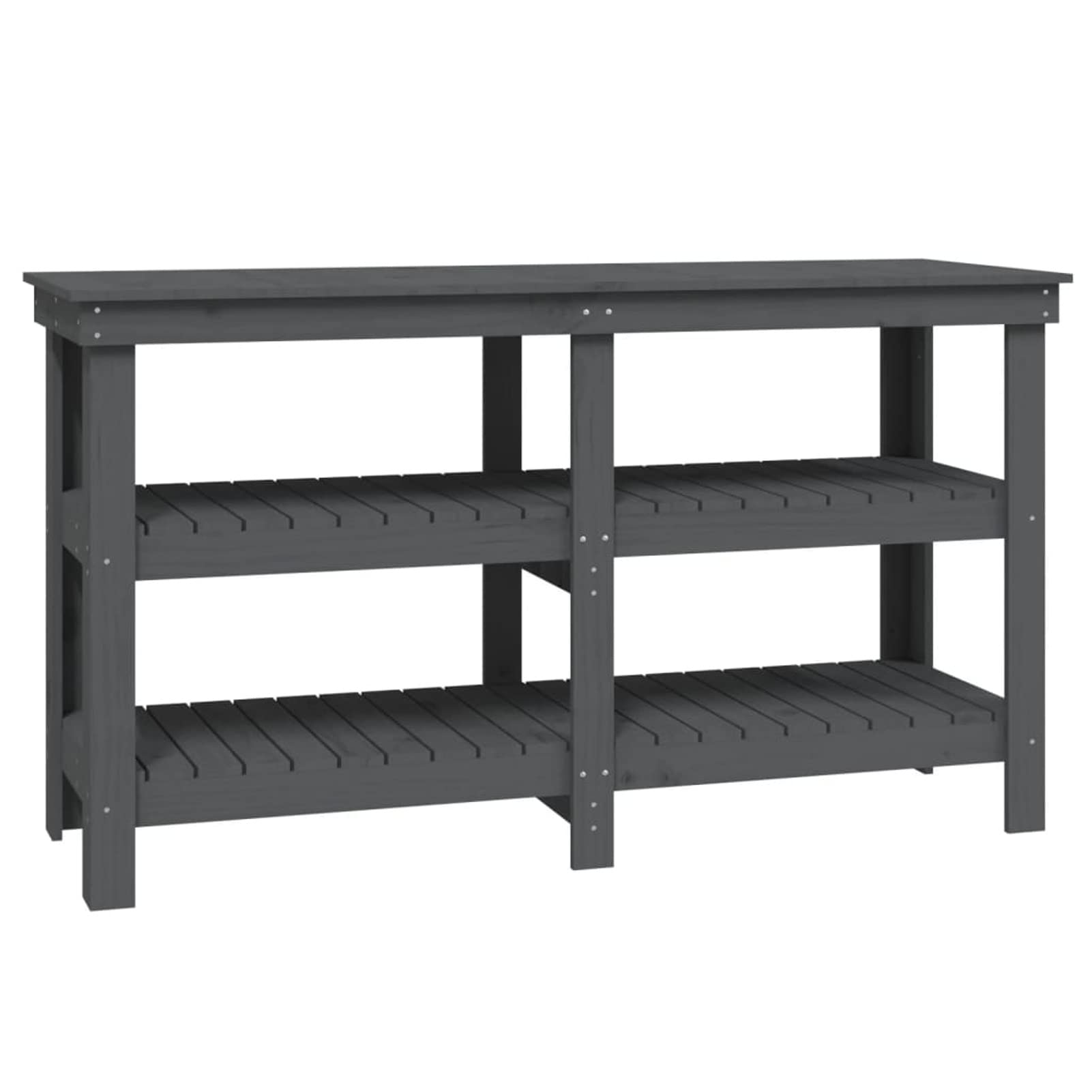 Q-Rax Werkbank 100x60x90 Cm – Schwarz – Schraubenlose Montage – 200 Kg Pro Regalboden