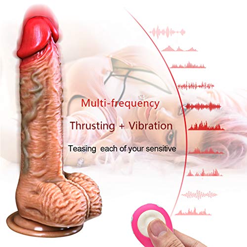 Multiple Vibrat-ion Modes and Thrusting Levels Auto Machine 10 Frequency Waterproof Rechargeable Automatic