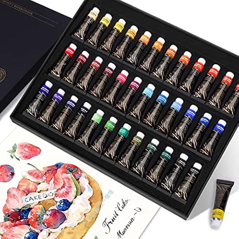 Paul Rubens Artist Watercolor Paint Set,36 * 5 ml Vibrant Colors, Watercolor Tubes for Profesional Artists&Hobbists, Art Supplies for Watercolor Painting, Comic, Illustration, Decoration Cover