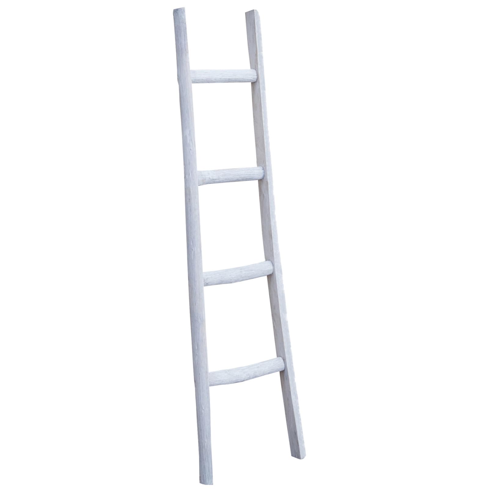 Biscottini Handtuchleiter für Badezimmer, 150 x 9 x 41 cm, Holzleiter für Heimdekoration, Leiter für Badetücher
