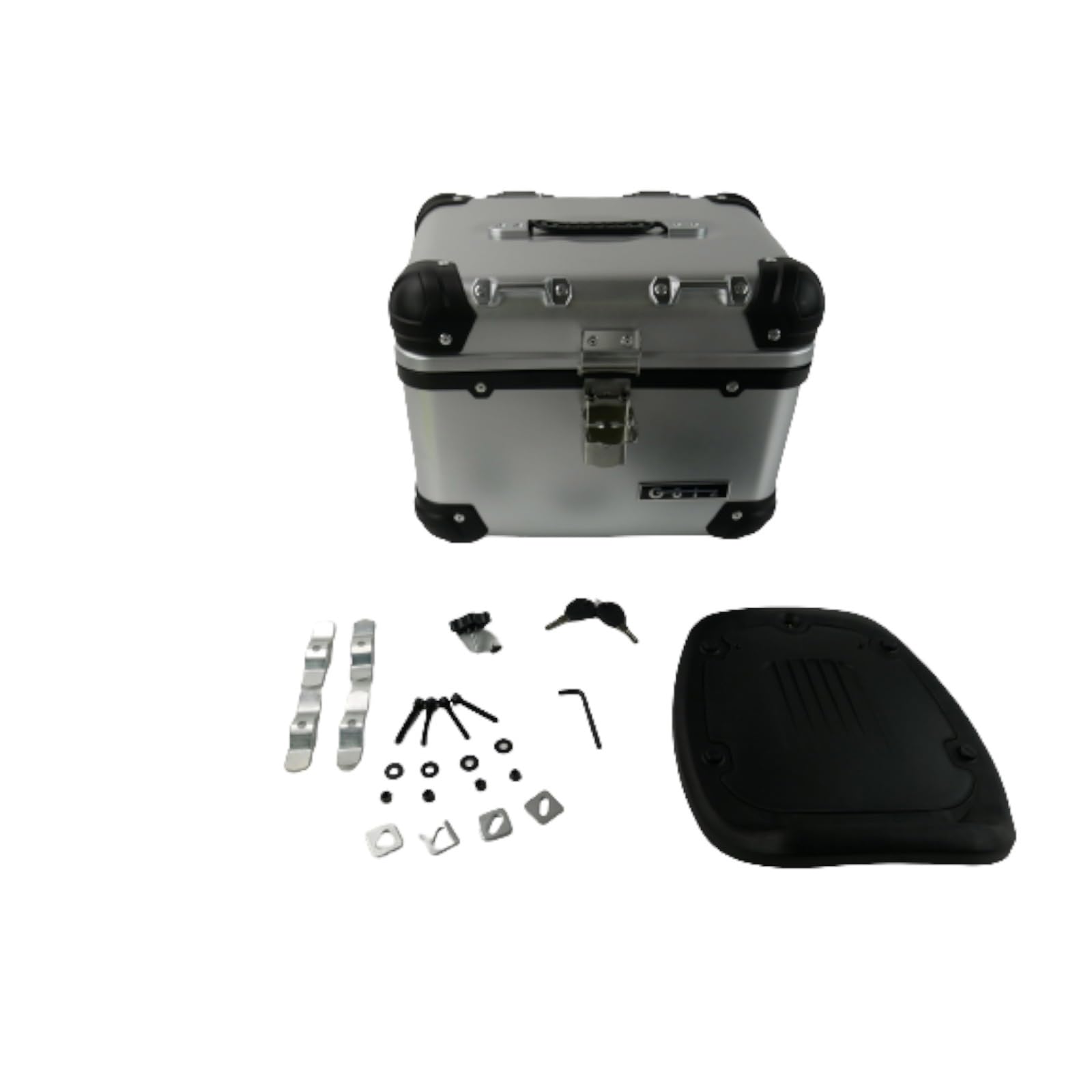 Topcase 35 Liter Aludesign Komplettset