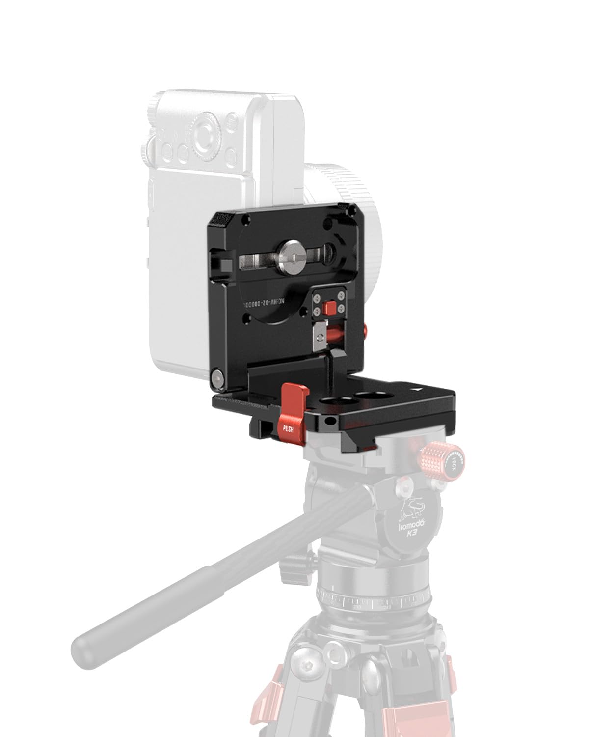 Eummy Camera L Bracket With 1/4 Screw Hole Universal DSLR Camera L Plate Vertical And Horizontal Shooting For Tripod Monopod Quick Release Clip Compatible With DSLR Camera Stabilizer