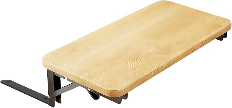 Bedside Shelf Table - Anti-Slip Night Stand Organizer Desk | Bedside Storage Table, Apartment Rental College School Home Hotel Restaurant in Tight Spaces Such as Under Bed or Wall