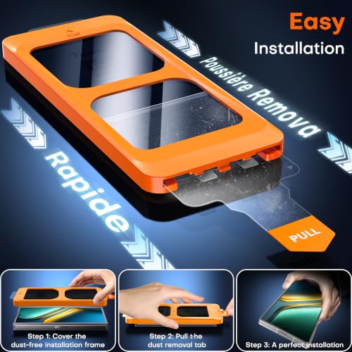 Image of TOCOL for Galaxy Z Fold 8 Ultra Privacy Screen Protector | Easy Installation, 25 Anti Spy, Data Protection, 9H+ Tempered Glass, 8FT Military Grade Shatterproof, Anti-Scratch, 2 Pack