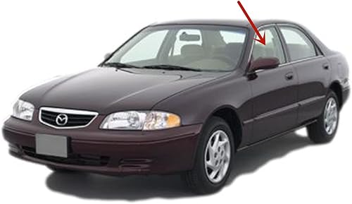 Miniatura 2 de Vidrio de puerta delantera para puerta delantera del lado izquierdo del conductor compatible con modelos Mazda 626 de 4 puertas Sedan 1998-2002